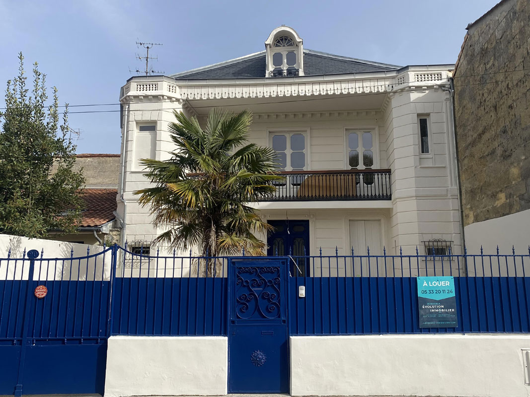 Portail et ferronneries extérieures rénovés à Bordeaux